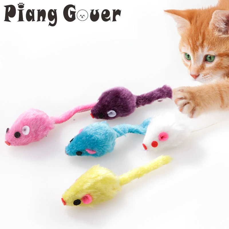10 шт./Лот игрушки для домашних животных мыши животные кошки помогающая забавная