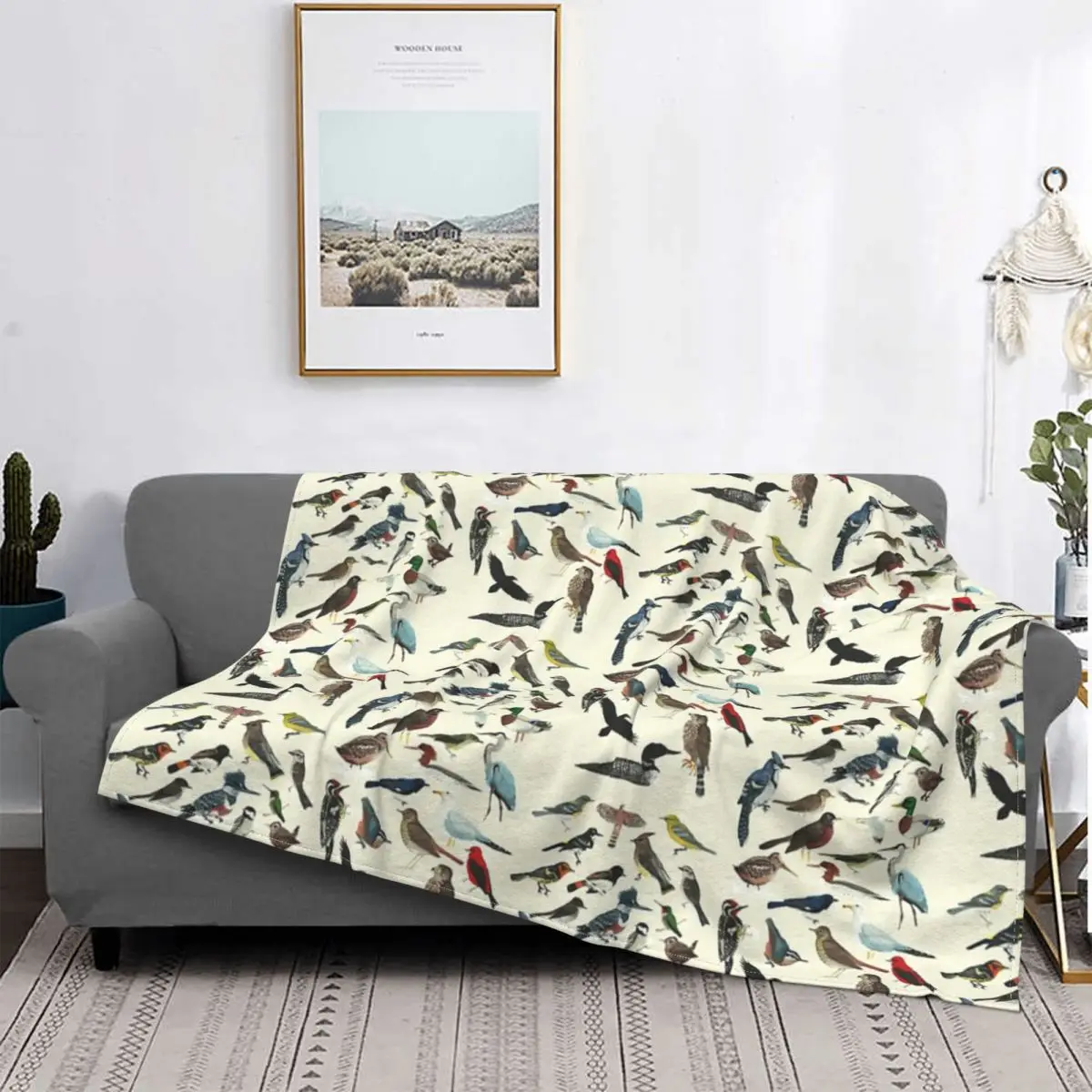 

Bird Fanatic Blanket Bedspread Bed Plaid Duvets Beach Towel Hoodie Blanket Children'S Blanket