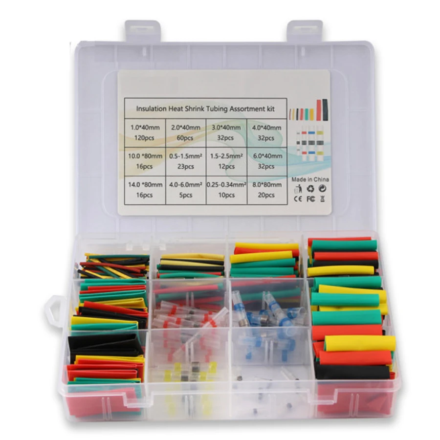 Термоусадочные трубки комплект термостойких изоляционных трубок с