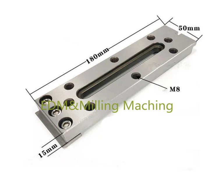 

Инструмент для резки проволоки EDM 180x50x15 мм удлинитель держатель из нержавеющей стали M8 для soчлен DWC машина для резки проволоки EDM