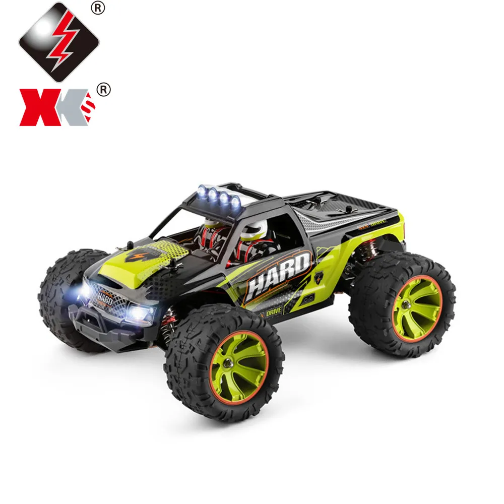 

Wltoys 144002 RTR 1/14 2.4G 4WD 50km/h RC Car Vehicles Brushed LED Light Big Foot Off Road Racing Truck Kid Toys Machine Gift