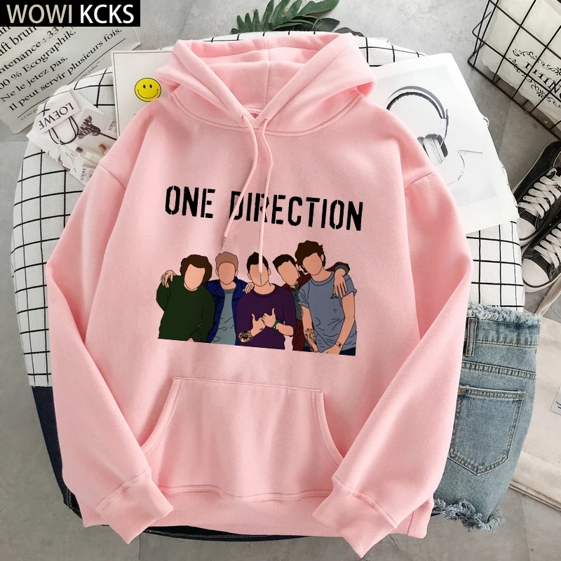 

Winter One Direction Pullover Harry Styles Merch Sweatshirt Oversized Hoodie Clothes Streetwear Aesthetic Friends Hoodies Women