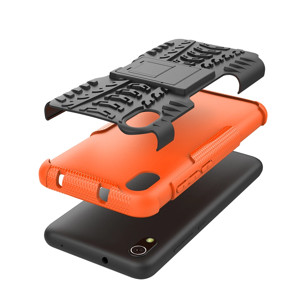 Чехол для Xiaomi Redmi 7A из жесткого пластика мягкий силиконовый гибридный чехол с