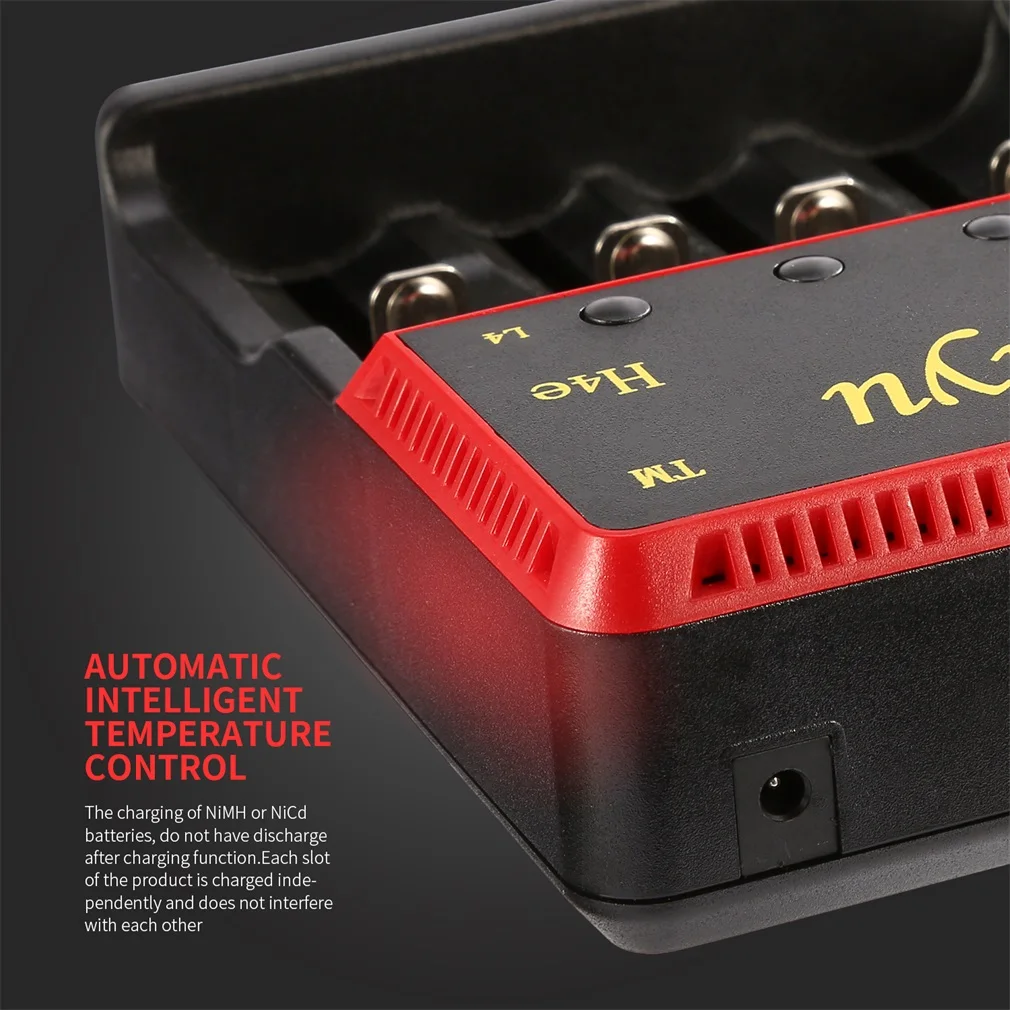 HXY-H4e Digital LCD Display Battery Charger Advanced Protection Batteries FOR 26650/18650/18490/17335/16340/10440 | Электроника