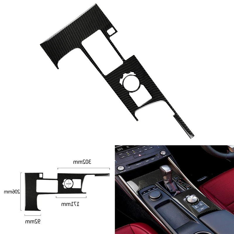 

for Lexus IS250 13-20 Years Car Carbon Fiber Stickers Stall Panel Decorative Stickers Right Drive