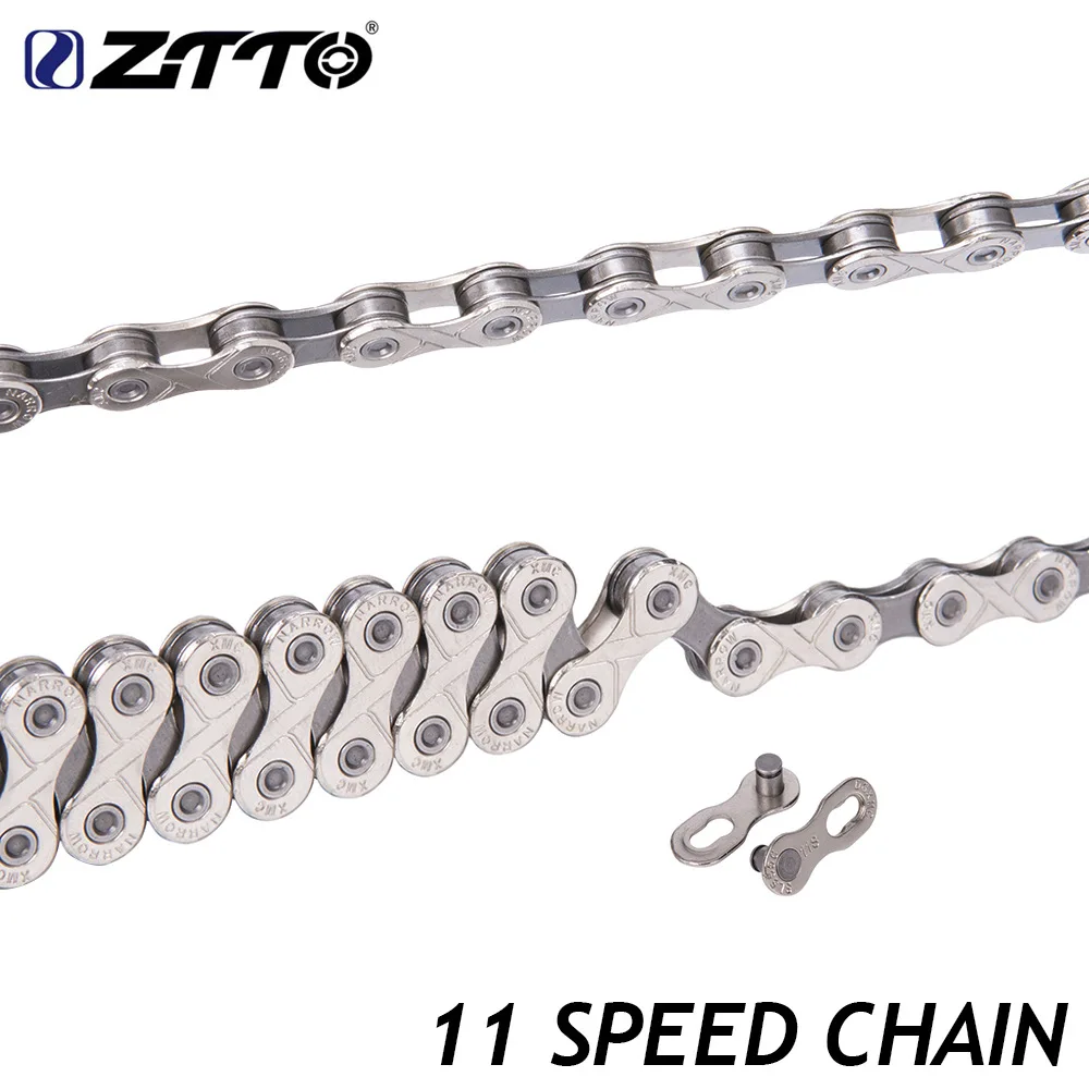 

ZTTO MTB Road 11S Speed Bicycle Chain 11speed Bike Chain for Mountain Bike Road Bicycle Parts 116 Links with Missing Link