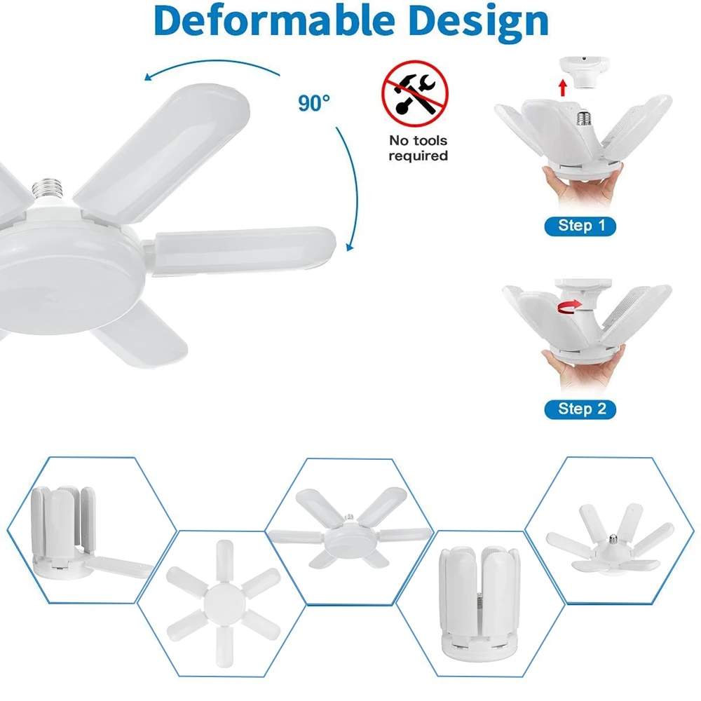 Светсветильник потолочный промышленный 100 Вт 6 листьев E27 AC85-265V | Освещение