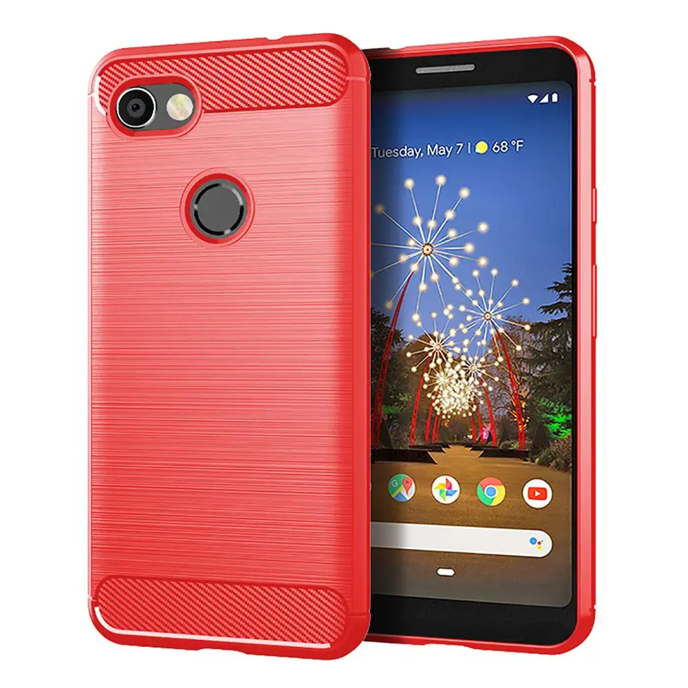 Чехол SRHE для Google Pixel 3A XL Силиконовый прочный из мягкого волокна Pixel3A |