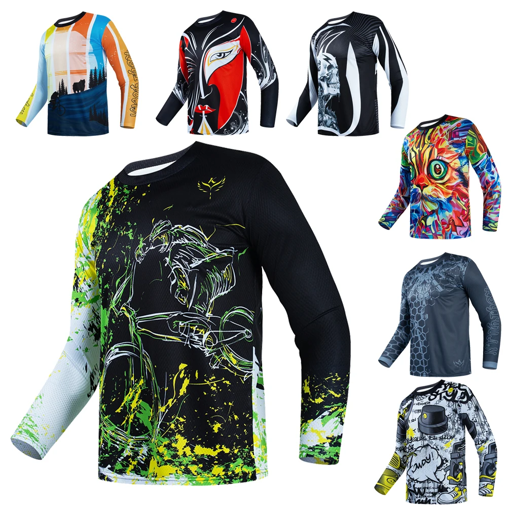 

Keyiyuan Pro Горный горный велосипед Джерси гоночный Мотокросс Джерси MTB Maglia Da Ciclismo внедорожный мотоцикл спортивная одежда