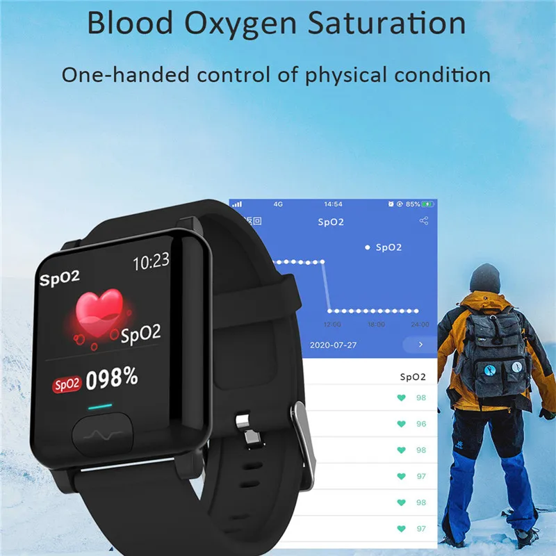 Смарт-часы E04S ECG PPG для мужчин и женщин Android Ios смарт-часы с измерением давления