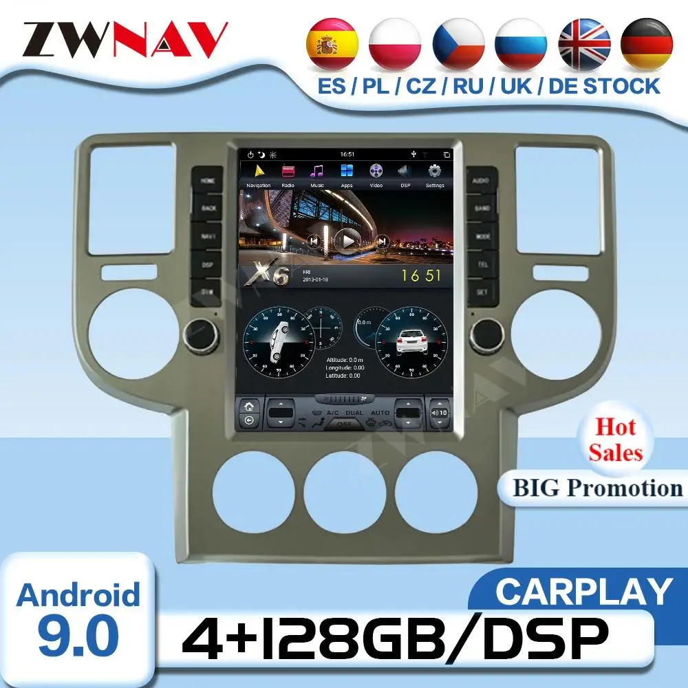 

Tesla Screen Android 9.0 Video Player For NISSAN X-Trail T30 2002 2003 2004 2005 2006-2008 Radio Receiver Audio Stereo Head Unit