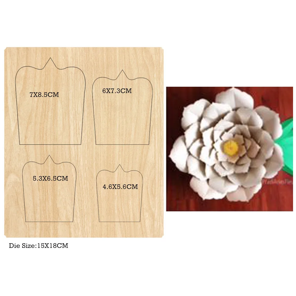 Цветок ремесло штампы резки вырезает стальное правило Деревянный Резак Нож