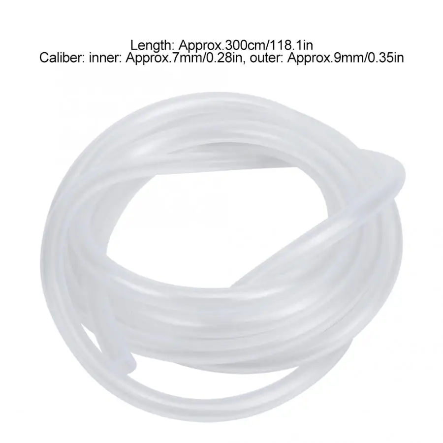 Прозрачная садовая труба мягкая гибкая силиконовая трубка водяной шланг для