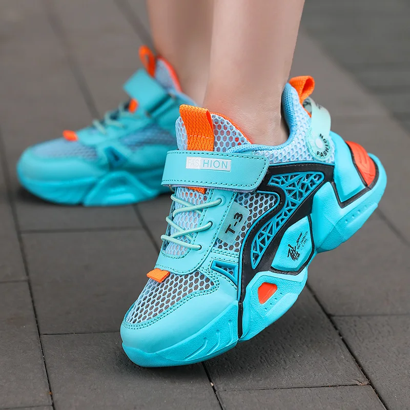 

Summer Children's Sneakers For Boys Tenis Infantil Luxury White Flat Skate Running Chunky School Casuales Kids Shoes 2021 New