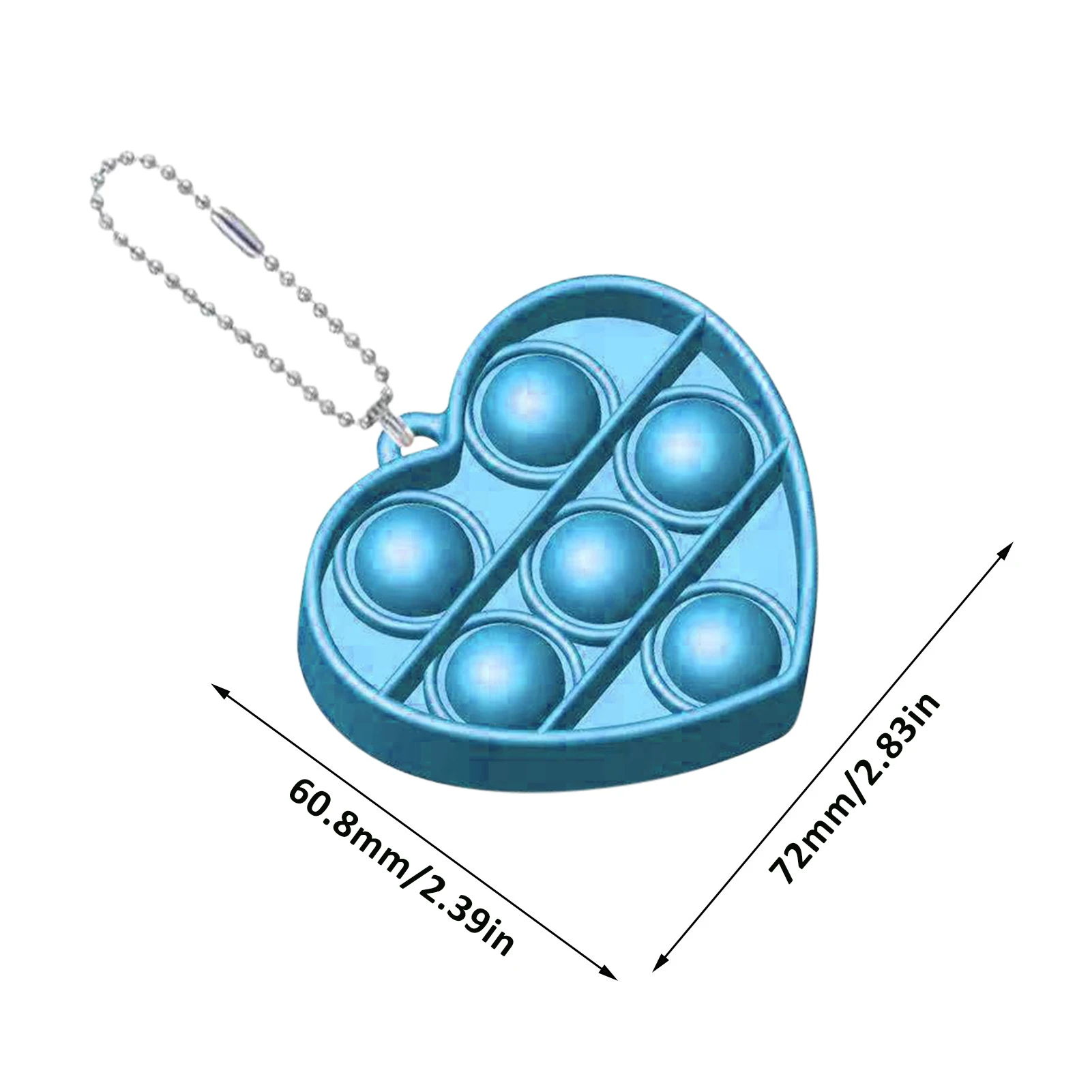 

Fidget Simple Antistress Simple Dimple Toy For Kids Adults Heart Shape Silicone Stress Reliver Squishmallow Toy Gift