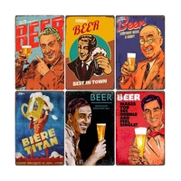 craft beer metal tin sign alcohol painting bar pub club poster plaque plate vintage wall decoration home decor 20x30cm