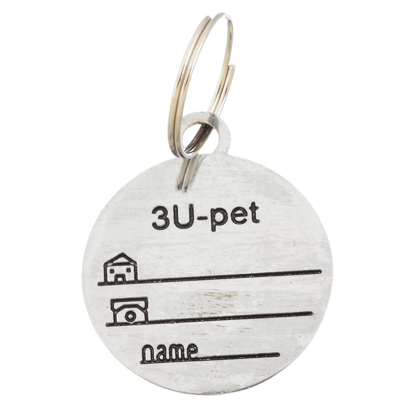 Pet ID Identity Card Dog Collar Accessories Pendant Decorative -Lost Cat Name Address Label Tag | Дом и сад