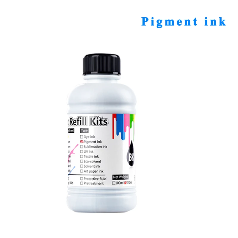 

250ML Refill Bulk pigment ink For HP pagewide 352dw 377dw 452dw 452dn 477dw 477dn 552dw 577dw P55250dw P57750dw for hp 972 973