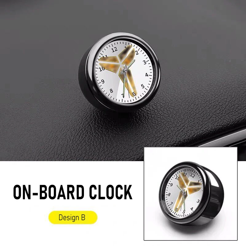 Автомобильные мини часы для приборной панели внутренние цифровые с держателем