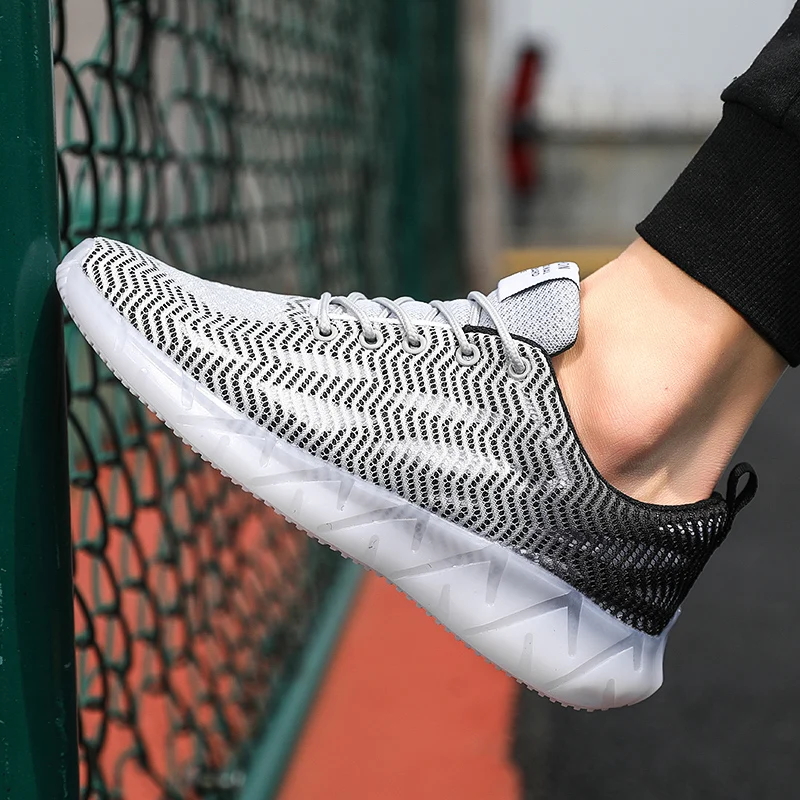 

Men Vulcanize Shoes Comfortable Men Sneakers Wear-resisting Mesh Tenis Masculino Lightweight Men Running Shoes Zapatos De Hombre