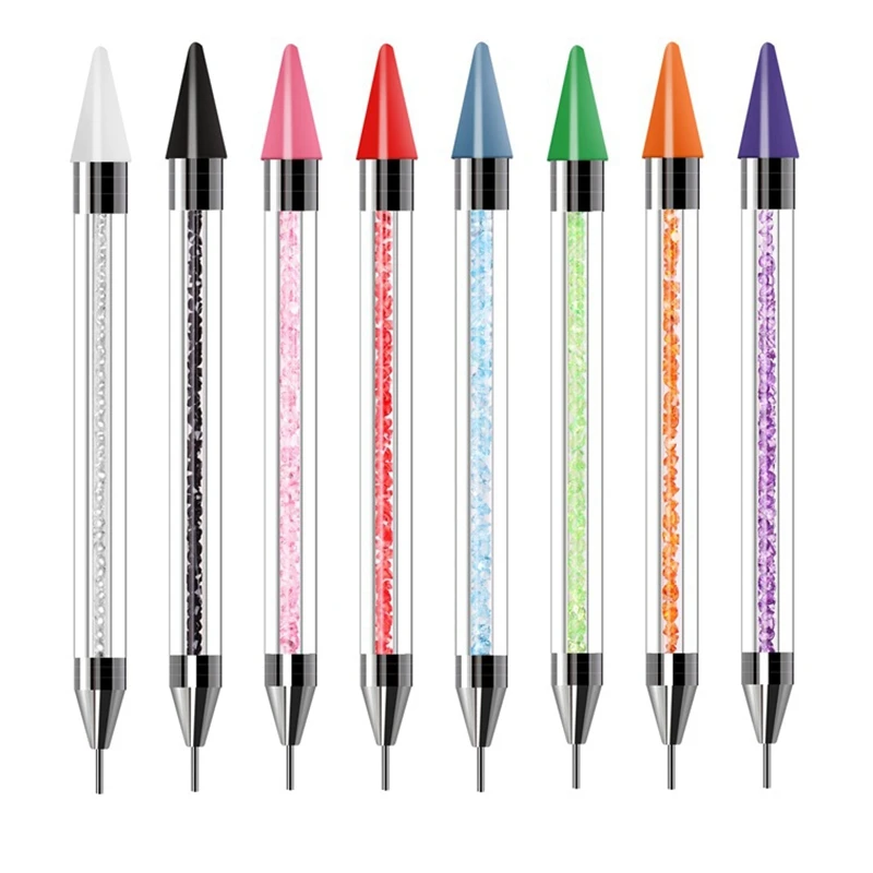 2 шт./компл. двойная головка ручка для ногтей алмазный инструмент рисования милая