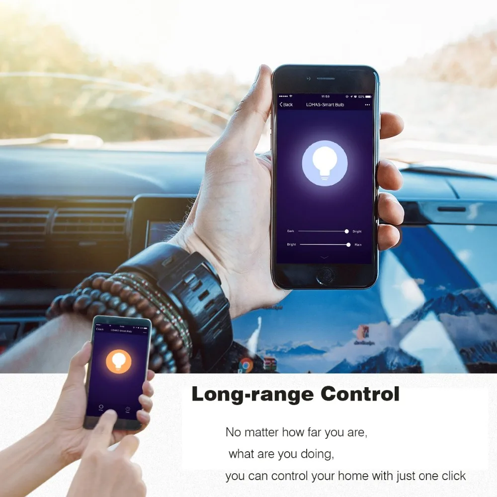 Бос-EC GU10 смарт-лампочка WiFi затемнения RGBW прожектор приложение Tuya Голосовое