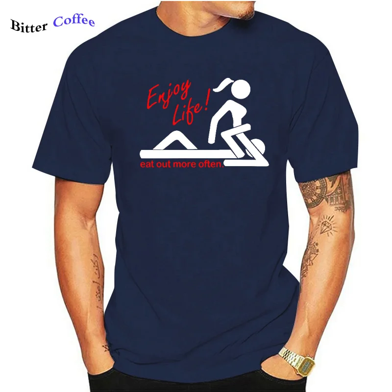 Наслаждайтесь жизнью Ешьте больше часто Романтическая футболка с надписью love