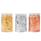 Съедобные хлопья из натурального золота, 10 г, золотое украшение, серебряная медь, блюда шеф-повара, украшение торта, инструменты для шоколада