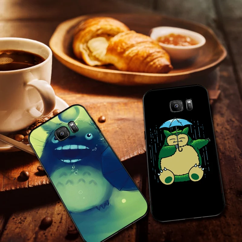 Мягкий силиконовый чехол для телефона Samsung Galaxy S6 S8 Edge S7 S9 Plus S10 S10E Note 9 8 | Мобильные