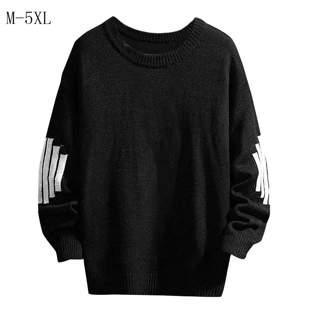 

Men's Autumn Winter Casual Pullover O-Neck Long Sleeve Knitted Sweater Tops Fashion Girl Boy The Man Woman Discount Style