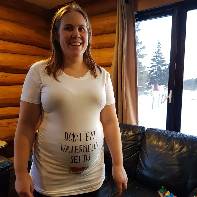 Новинка 2020 летняя футболка для беременных и кормящих матерей Don't Eat Watermelon