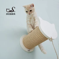 wall mounted cat furniture cat jumping post sisal scratcher stable and durable