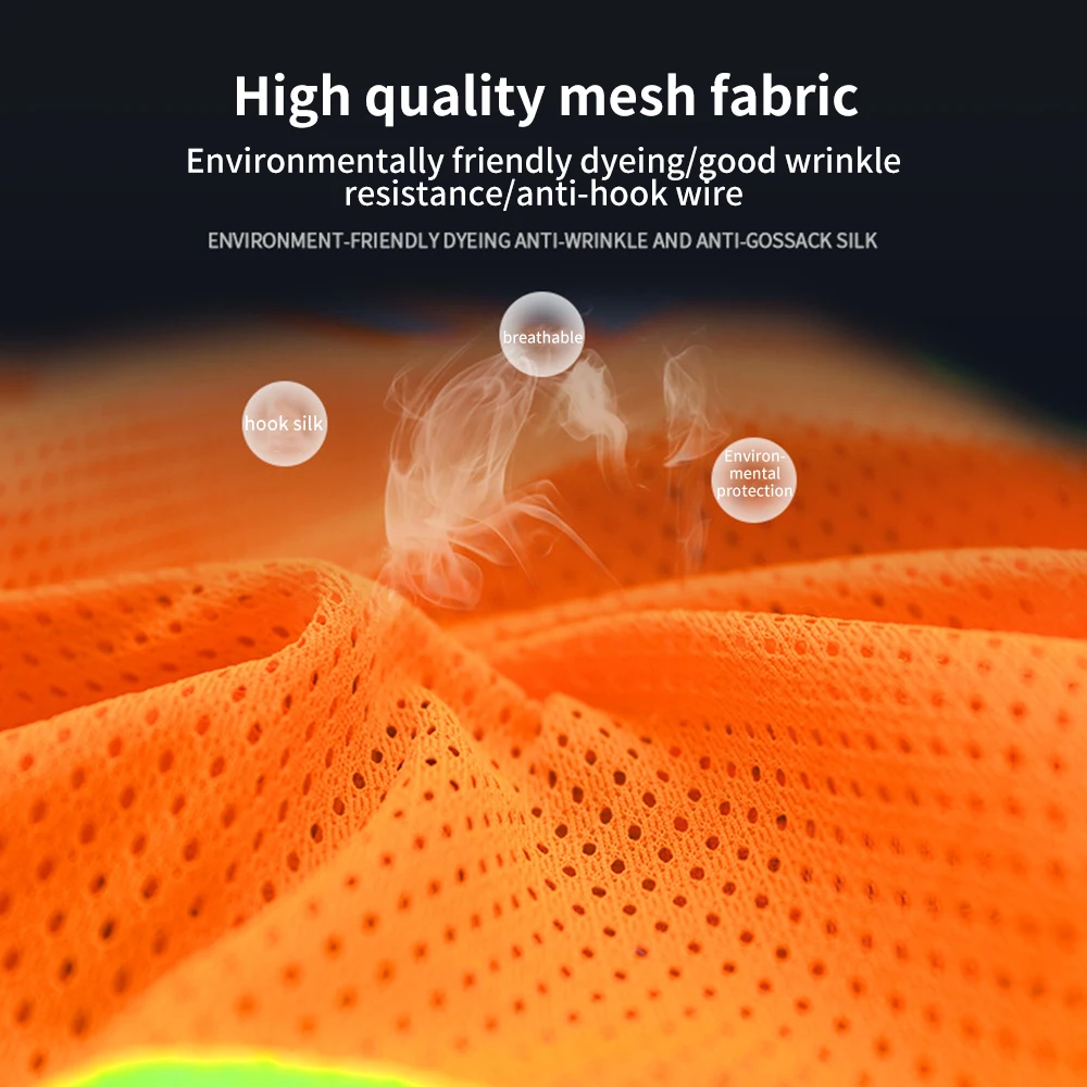 

Reflective Vest LED Running Cycling Safety Jogging Night Walk Vest Breathable Adjustable Two Light Modes Lightweight Vest