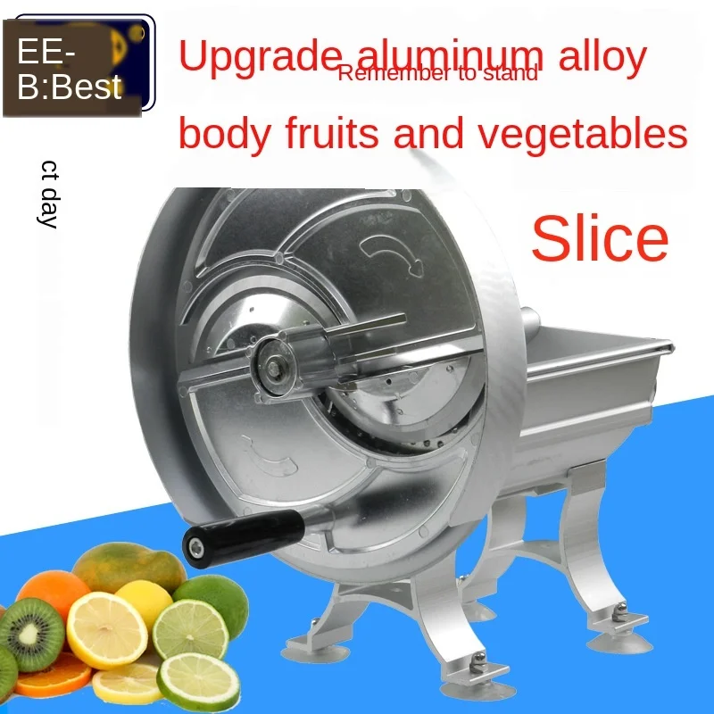 

Cross-Border Household Slicer Commercial Multi-Function Aluminum Alloy Hand-Cranking Fruit Slicer Manual Potato Lemon Slice