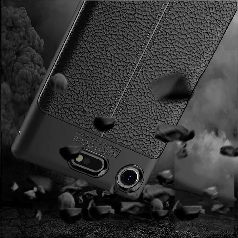 Mokoemi Личи шаблон Ударопрочный Мягкий 4," для Sony Xperia XZ1 компактный чехол для Sony Xperia XZ1 компактный чехол для сотового телефона