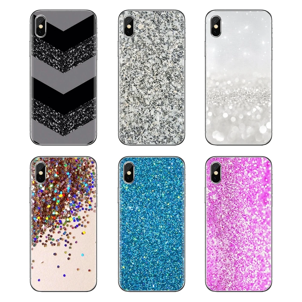 Pastel Purple Sparkle Glitter Artwork Housing For Huawei G7 G8 P7 P8 P9 Lite Honor 4C 5X 5C 6X Mate 7 8 9 Y3 Y5 Y6 II 2 Pro 2017 |