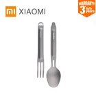 Xiaomi Nextool Титановая посуда, оборудование для кемпинга, посуда для кемпинга, ложка для туризма, пикника, пешего туризма, пикника, набор посуды, туризм