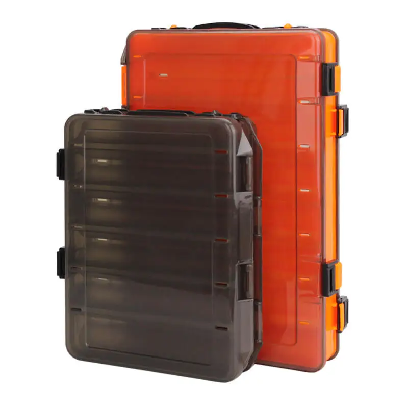 

Fishing Tackle Box Double Sided Portable Organization Case Box For Artificial Baits Lure three color portable case