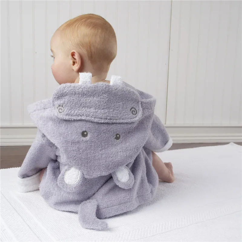 

Baby Newborn Bath Towel Hood Girls Boys Cartoon Animal Bathrobe Kids Soft Towels Robe Baby Receiving Blanket Baby Bath Supplies