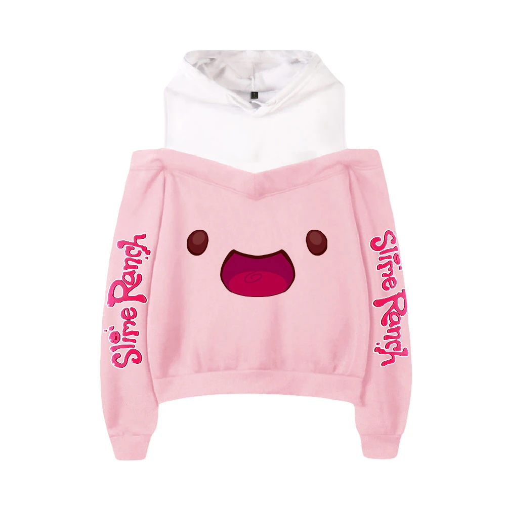 Осенние толстовки с капюшоном Slime Rancher повседневные универсальные милые топы в