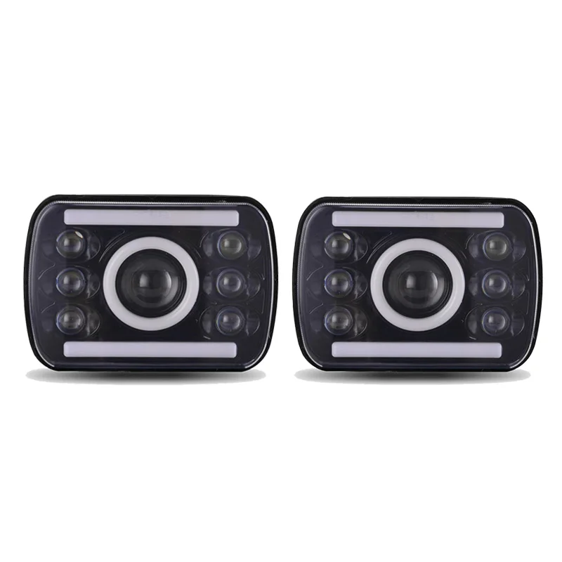 

Новые яркие светодиодные фары 5 ''x 7'' 7 ''x'6'' с ДХО для Jeep Wrangler YJ Cherokee XJ H6054 H5054 H6054LL 69822 6052 6053
