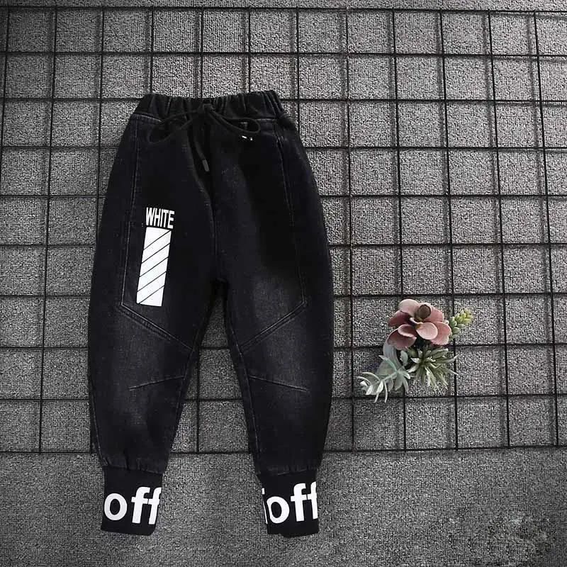 Детские брюки джинсы для мальчиков детская джинсовая одежда детские