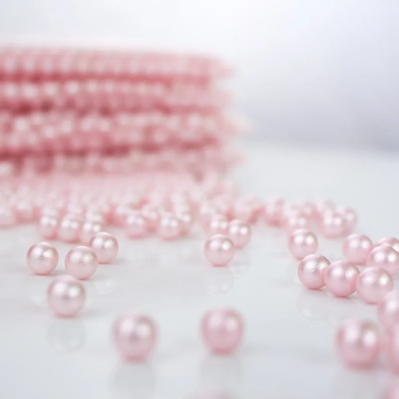 Pink pearls Прозрачный Органайзер кисточек для макияжа акриловый; для хранения косметики коробка жемчуг и коробка Отдельная 4 сетки макияж держатель чехол - Цвет: Pink pearls