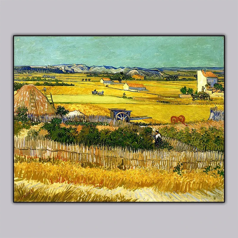 100% ручная роспись абстрактная картина маслом Ван Гога на холсте настенное