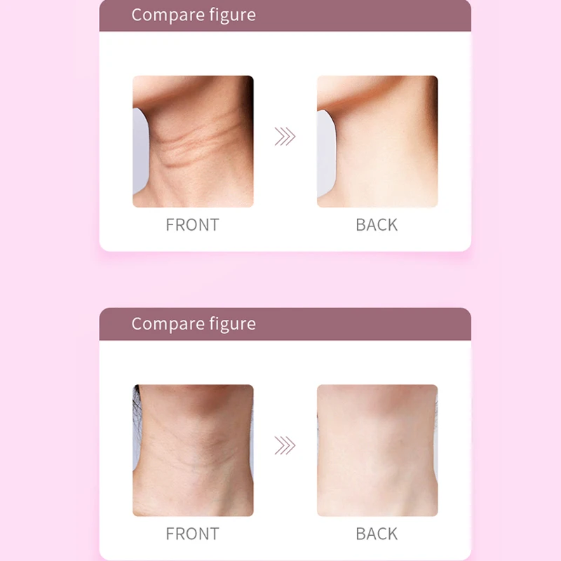 Устройство для ухода за кожей лица Neck Face Beauty Device 3 Colors LED Photon Therapy Heating Skin Tighten Reduce Double Chin Anti Wrinkle Remove Care Tools