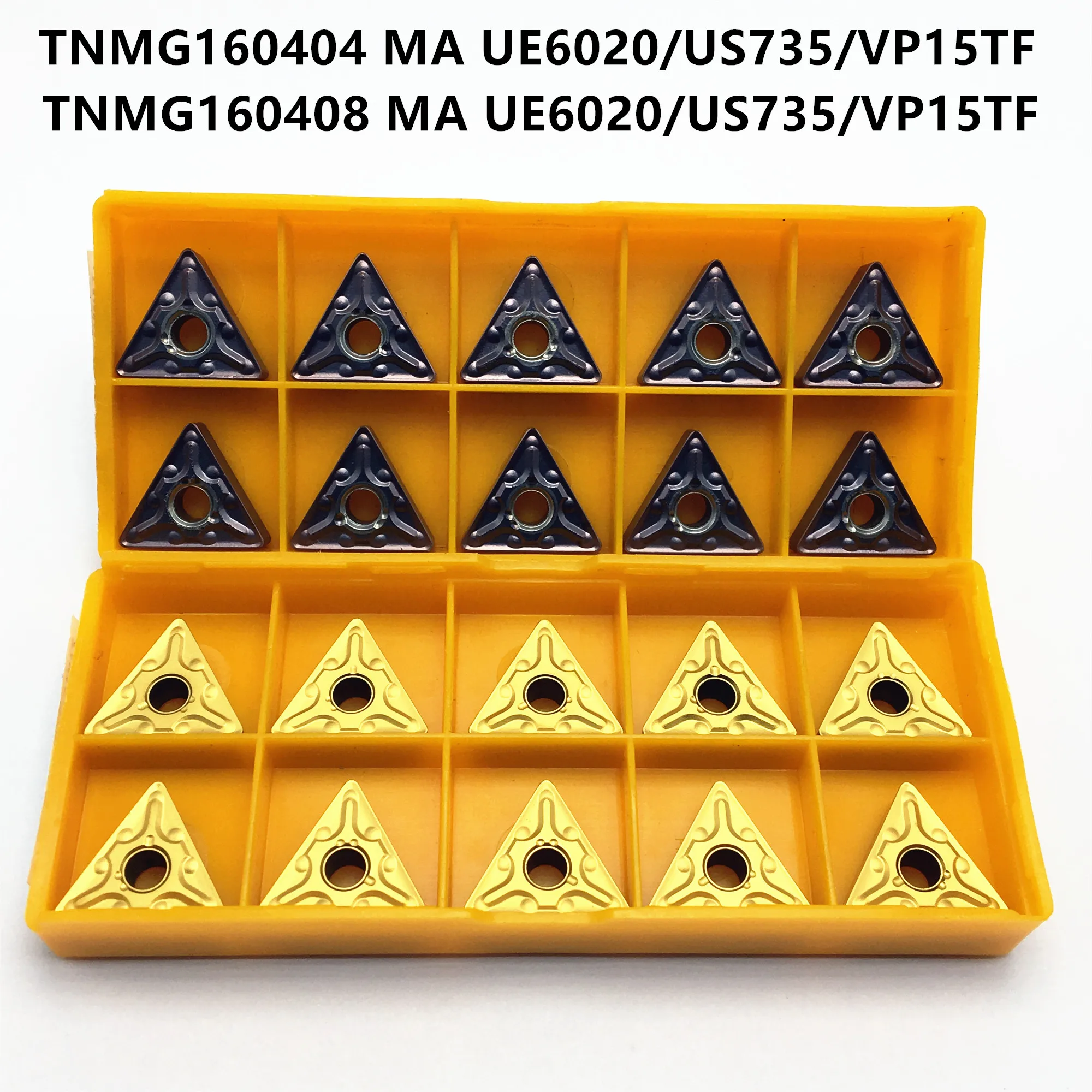 10 шт. токарный инструмент TNMG160404 MA VP15TF UE6020 высококачественный металлический токарный карбидный вкладыш TNMG160408 фрезерный станок с ЧПУ