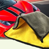 30x3060cm car wash microfiber towel car cleaning thickened drying cloth car care cloth detailing double sided car wash towel