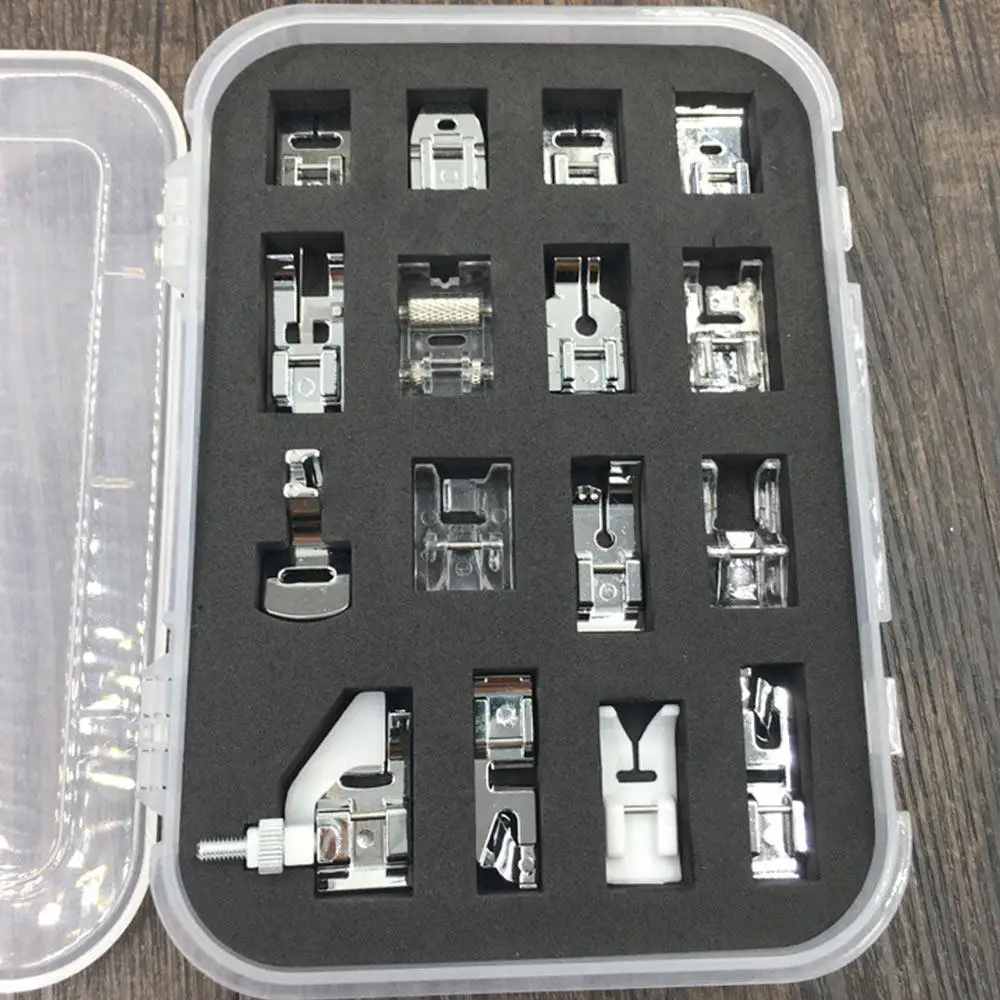 Аксессуары для швейной машины набор прижимной лапы прочный практичный пластик 16