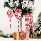 Рождественские конфеты, тростник, Рождественские Елочные подвесные украшения, украшение для вечерние, домашний декор, рождественские украшения для дома, Рождество # W3