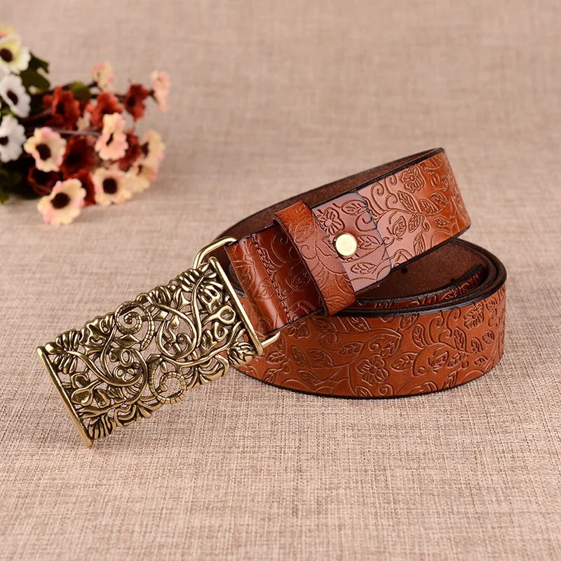 Women's Leather Belt Court Belt Luxury Brand Women Belt Korean Version Leisure Ceinture Femme Luxe Belts For Women Pasek Damski